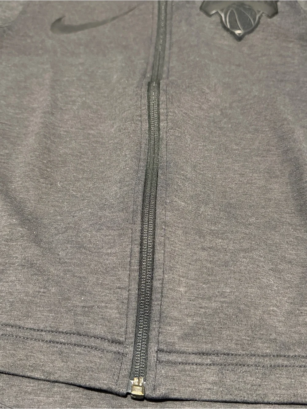 NY Knicks Nike NBA Kids Charcoal Gray Full-Zip Hoodie